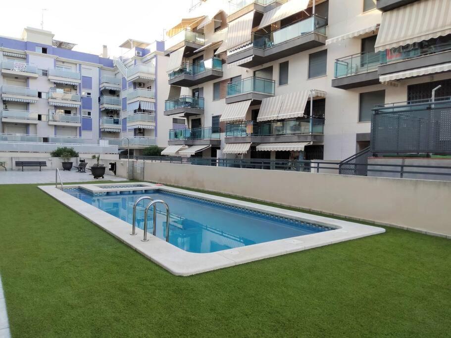 Residencial Azahar, Piscina Y Parking Gratis Appartement Moncófar Buitenkant foto